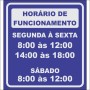 Horário de funcionamento - Segunda á sexta - 8:00 ás 12:00 14:00 ás 18:00 - Sábado 8:00 ás 12:00